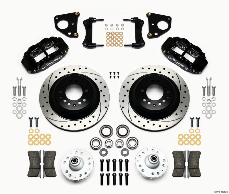 Wilwood Narrow Superlite 6R Front Hub & 1PC Rtr Kit 12.88in Dril 62-72 CDP B & E Body-Drum - Mammoth Racing -