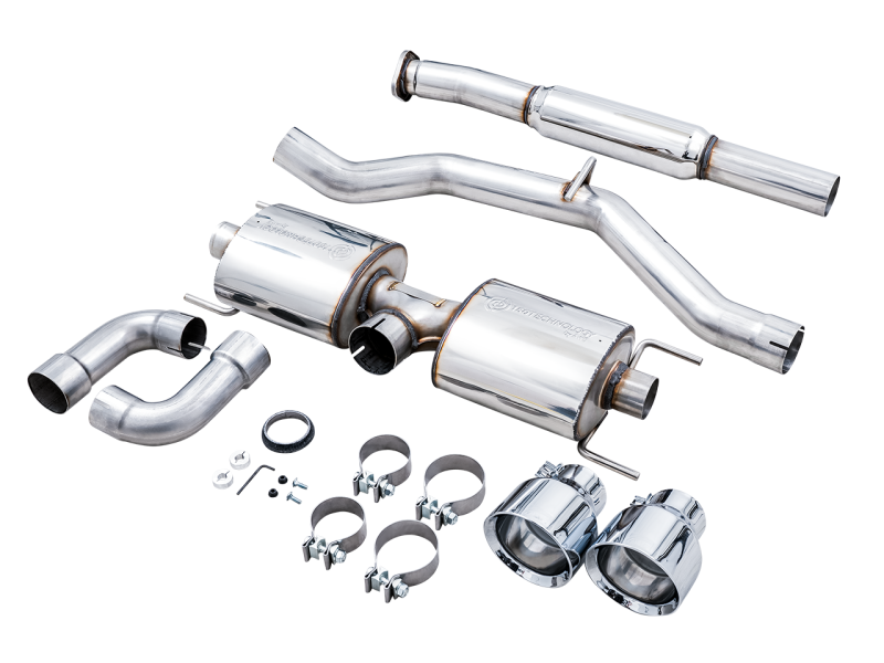 AWE Subaru BRZ/ Toyota GR86/ Toyota 86 Touring Edition Cat-Back Exhaust- Chrome Silver Tips - Mammoth Racing -