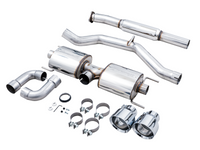 AWE Subaru BRZ/ Toyota GR86/ Toyota 86 Touring Edition Cat-Back Exhaust- Chrome Silver Tips - Mammoth Racing -