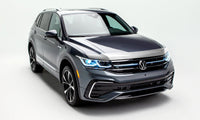 AVS 18-21 Volkswagen Tiguan Aeroskin Low Profile Hood Shield - Chrome - Mammoth Racing -