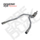 Diamond Eye KIT 3in DPF-BACK DUAL SS: DODGE 1500 2014 DIESEL - Mammoth Racing -