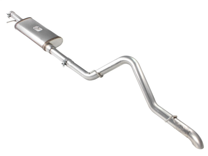 aFe MACHForce XP Exhaust Cat-Back 3in SS-409 Hi-Tuck inRBin 12-14 Jeep Wrangler Unlimited V6 4Dr - Mammoth Racing -