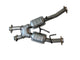BBK 79-93 Mustang 5.0 Short Mid X Pipe w Catalytic Converters 2-1/2 For Automatic Long Tube Headers - My Store