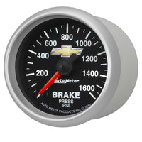 Autometer Performance Parts 52mm 0-1600 PSI Brake Pressure Copo Camaro Gauge Pack - My Store