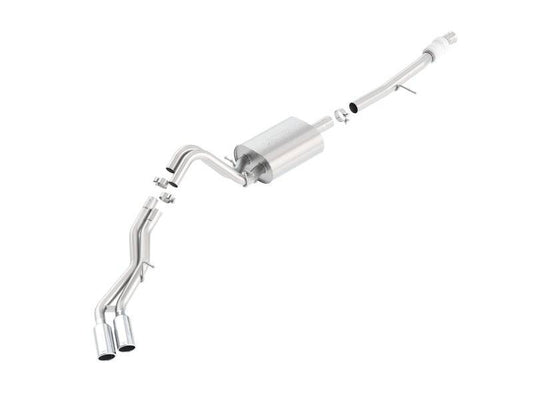 Borla Touring Cat Back 15-16 Chevy Tahoe 5.3L V8 2.75in, 2.25in Dual Same Side Exit 4in Tips