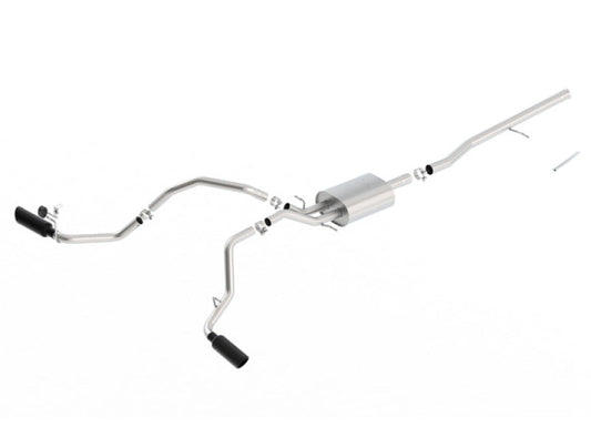 Borla 14-16 Chevrolet Silverado 1500 5.3L ATAK Catback Exhaust w/ Black Chrome Tips - My Store