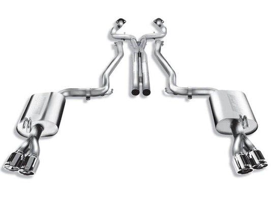 Borla 08-09 Pontiac G8/GT 6.0L 8cyl SS Catback Exhaust w/ X Pipe - Mammoth Racing -