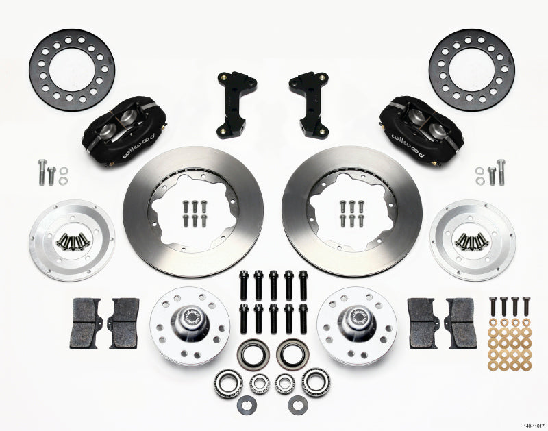 Wilwood Forged Dynalite Front Kit 11.00in 74-80 Pinto/Mustang II Disc Spindle only - Mammoth Racing -