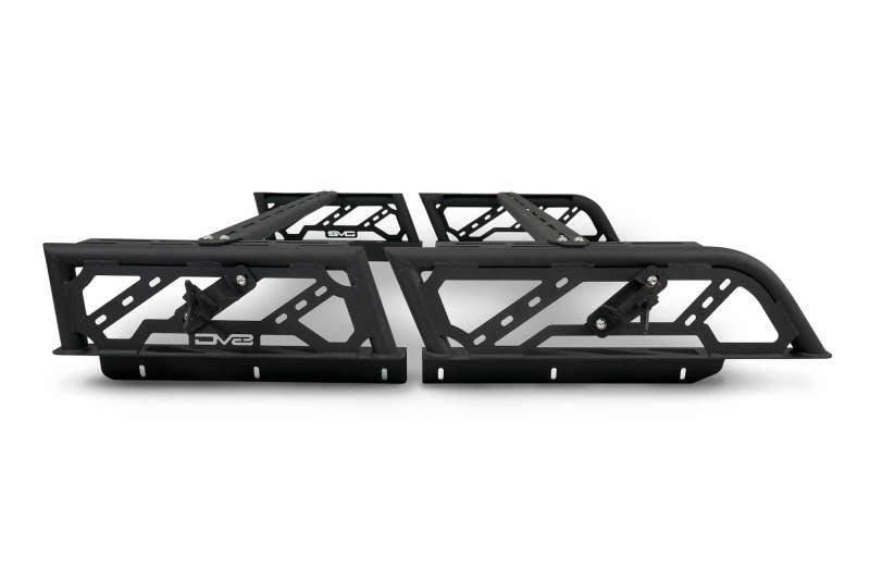 DV8 Offroad 20-22 Jeep Gladiator JT / 05-21 Toyota Tacoma Overland Bed Rack - 2pc. Adjustable - Mammoth Racing -