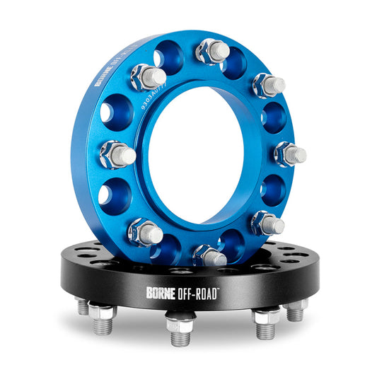 Mishimoto Borne Off-Road Wheel Spacers 8X165.1 121.3 45 M14 Blu - Mammoth Racing -