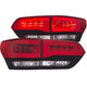 ANZO 2014-2016 Jeep Grand Cherokee LED Taillights Red/Clear - Mammoth Racing -