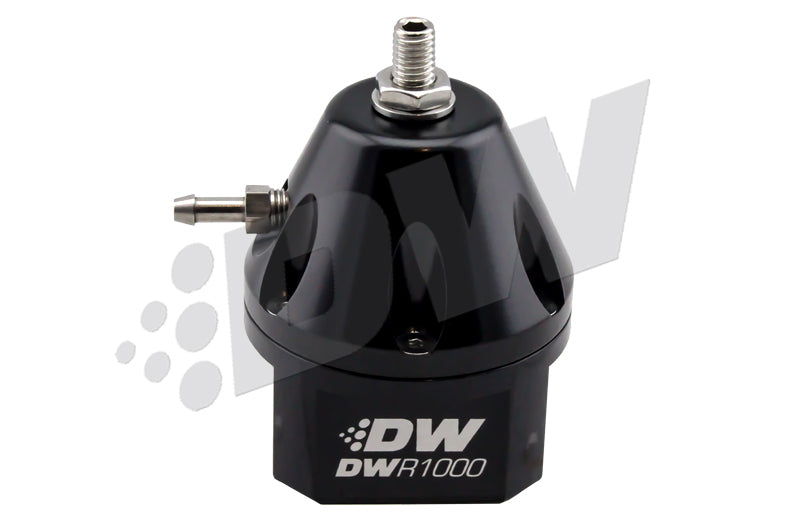 DeatschWerks DWR1000 Adjustable Fuel Pressure Regulator - Black - Mammoth Racing -