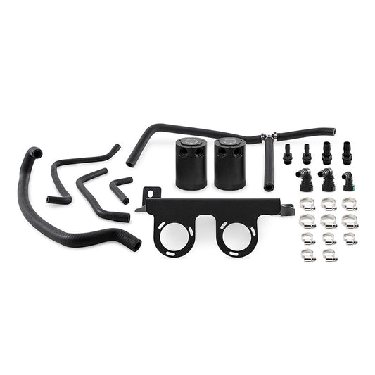 Mishimoto 2016+ Chevrolet Camaro 2.0T Baffled Oil Catch Can Kit - Black - Mammoth Racing -