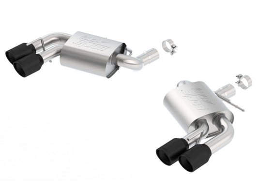 Borla 16-18 Chevy Camaro V8 SS AT/MT ATAK Rear Section Exhaust w/o Dual Mode Valves Ceramic Black - My Store