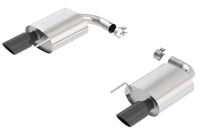 Borla S-Type Rear Section 15-17 Ford Mustang GT 5.0L V8 MT/AT 2.5in pipe 4in tip (Black Chrome) - My Store