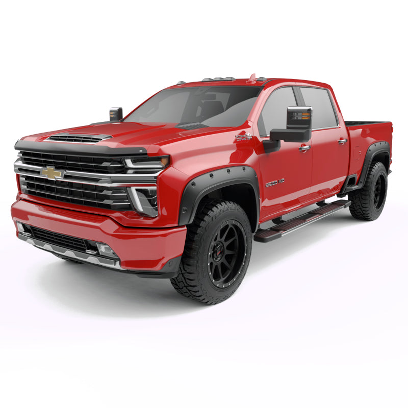 EGR 20-23 Chevrolet Silverado 2500Hd Traditional BoltOn Look Fender Flares w/Black-Out Bolt Kit Set - Mammoth Racing -