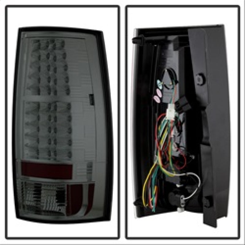 Spyder Chevy Suburban/GMC Yukon/Yukon Denali 07-14 LED Tail Lights Smke ALT-YD-CSUB07-LED-SM - Mammoth Racing -
