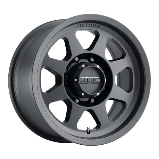 Method Mr701 17x8.5 0mm Offset 8x170 130.81mm CB Matte Black Wheel