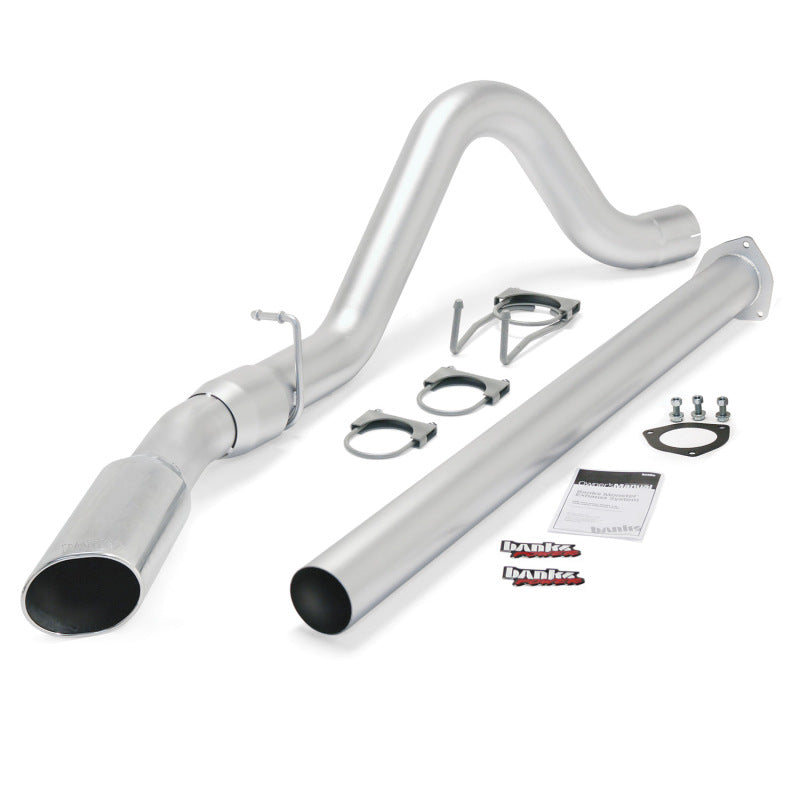 Banks Power 11-13 Ford 6.7L F250-350 Monster Exh Sys - SS Single Exh w/ Chrome Tip - Mammoth Racing -