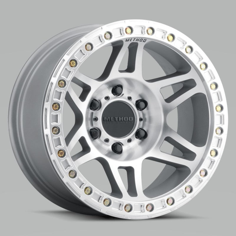 Method Mr106 Beadlock 17x9 -44mm Offset 6x5.5 108mm CB Machined/Clear Coat w/BH-H24125 Wheel - Mammoth Racing -