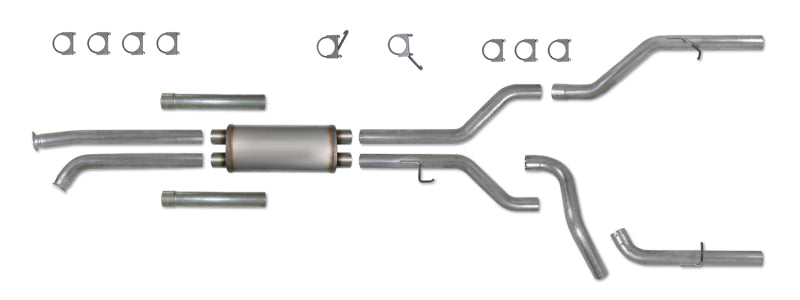 Diamond Eye KIT 3-1/2in CB DUAL GAS AL TOYOTA TUNDRA 5.7L 07-10 - Mammoth Racing -