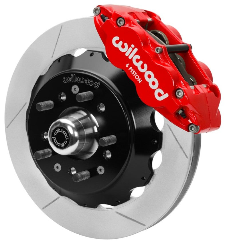 Wilwood 70-81 FBody/75-79 A&XBody Fnsl6r Frt Brk Kit 12.88in Rtr Red Caliper Use w/ Pro Drop Spindle - My Store