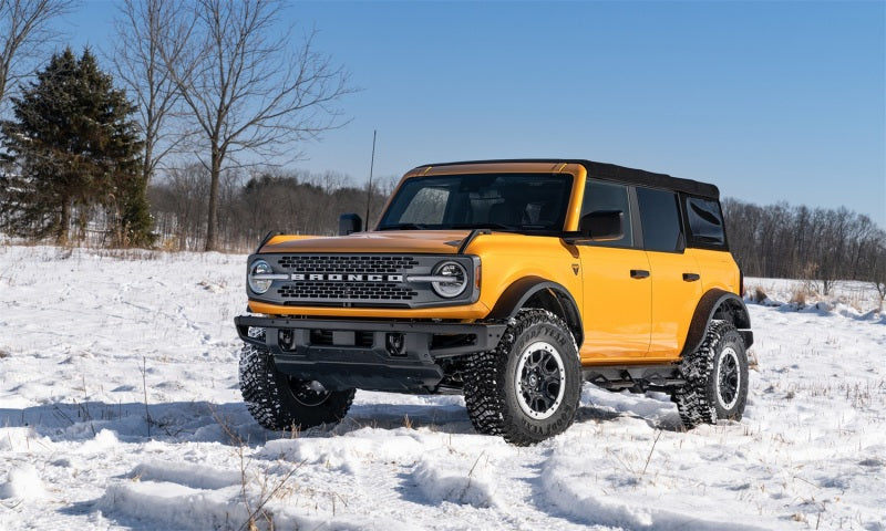 N-Fab 21-22 Ford Bronco 2 Door Predator PRO Step System - Wheel 2 Wheel - Tex. Black - Mammoth Racing -