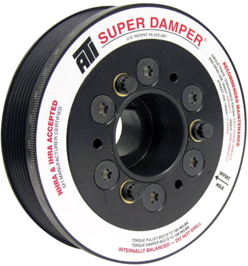 ATI Damper - 5.67in - Alum - 6 Grv - Mitsubishi Evo 10 - 3 Percent UD - 08+ - 1Pc - My Store
