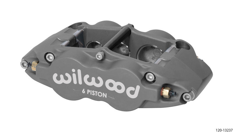Wilwood Caliper-Forged Superlite 6r-r/h 1.62/1.12/1.12in Pistons 0.81in Disc - Mammoth Racing -