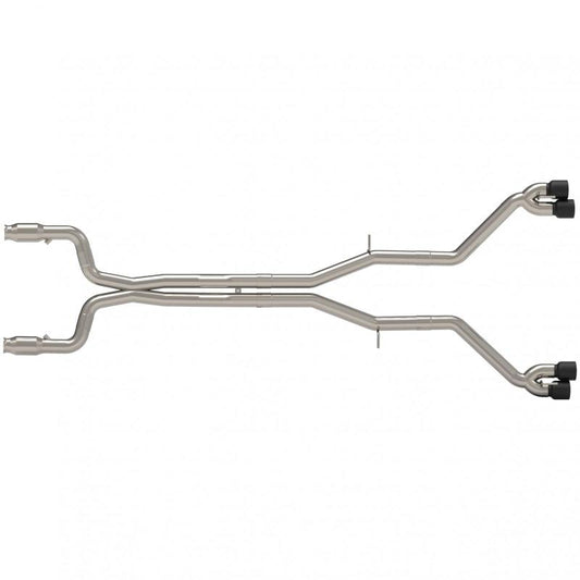 Kooks 16+ Chevy Camaro SS 6.2l 3in Catted Muff Delete Full Exhaust w/Blk Tips (Use w/Kooks Headers) - Mammoth Racing -