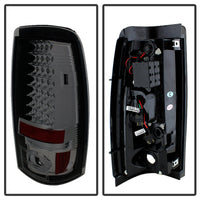 Spyder Chevy Silverado 1500 03-06 (Does Not Fit Stepside)LED Tail Lights Smke ALT-YD-CS03-LED-SM - Mammoth Racing -