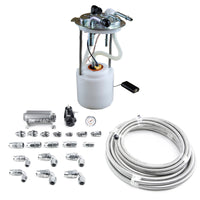 DeatschWerks 05-19 Yukon/Tahoe/Suburban DW400 Pump Module and Return SS PTFE Plumbing Kit - Mammoth Racing -
