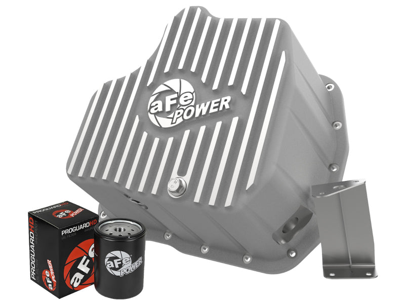 aFe Street Series Deep Engine Oil Pan 01-10 GM Duramax V8-6.6L (td) - Mammoth Racing -