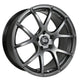 Enkei M52 16x7 45mm Offset 5x114.3 Bolt Pattern 72.6mm Bore Dia Hyper Black Wheel - Mammoth Racing -
