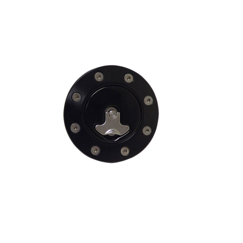 Ridetech Universal Locking Gas Cap (Black Anodized) - Mammoth Racing -