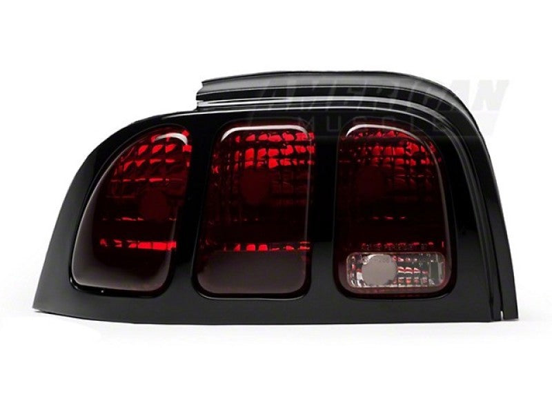 Raxiom 96-98 Ford Mustang Tail Lights- Black Housing (Smoked Lens) - Mammoth Racing -