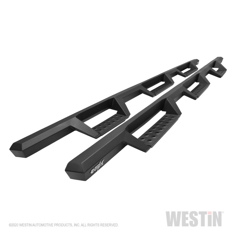Westin 2020 Chevy Silverado 2500/3500 HDX Drop W2W Nerf Step Bars - Textured Black - Mammoth Racing -