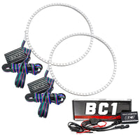 Oracle Jeep Wrangler JL/JT LED Surface Mount Headlight Halo Kit - ColorSHIFT w/ BC1 Controller - Mammoth Racing -