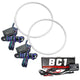 Oracle Jeep Wrangler JL/JT LED Surface Mount Headlight Halo Kit - ColorSHIFT w/ BC1 Controller - Mammoth Racing -