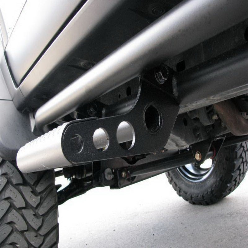 N-Fab RKR Step System 16-17 Nissan Titan/Titan XD Crew Cab - Tex. Black - 1.75in - Mammoth Racing -