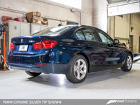 AWE Tuning BMW F30 320i Touring Exhaust w/Performance Mid Pipe - Chrome Silver Tip (90mm) - Mammoth Racing -