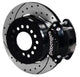 Wilwood D154 Rear 12.19in P-Brake Kit 2.75in-2.81in Offset - Black - My Store