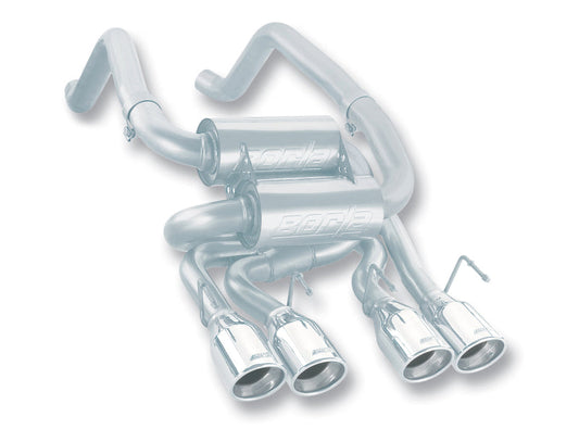 Borla 05-08 Corvette Convertible/Coupe 6.0L/6.2L 8cyl SS S-Type Exhaust (REAR SECTION ONLY) - My Store