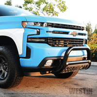 Westin 2019-2020 Chevrolet Silverado 1500  (Excl. 2019 Silverado LD) Ultimate Bull Bar - Black - Mammoth Racing -
