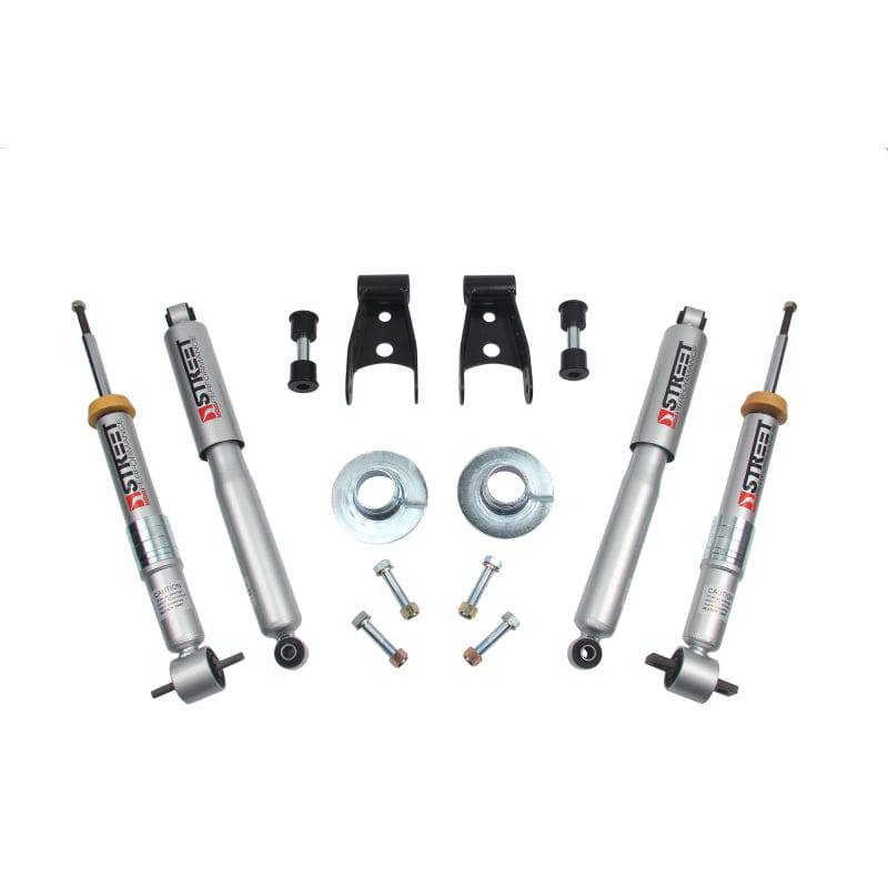 Belltech 15-17 Ford F-150 +1in to -3in Front 2in Rear Lowering Kit - Mammoth Racing -