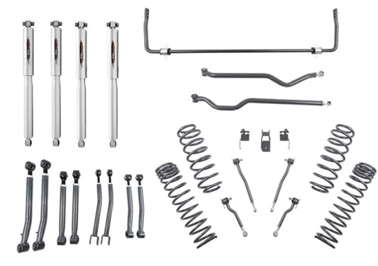Belltech 18-19 Wrangler Rubicon JL 4dr 4in Trail Performance Lift Kit w/ Rear Sway Bar - Mammoth Racing -