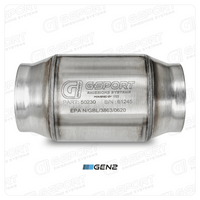 GESI G-Sport 400 CPSI GEN 2 EPA Compliant 3.0in Inlet/Outlet Catalytic Converter-4in x 4in-350-500HP - Mammoth Racing -