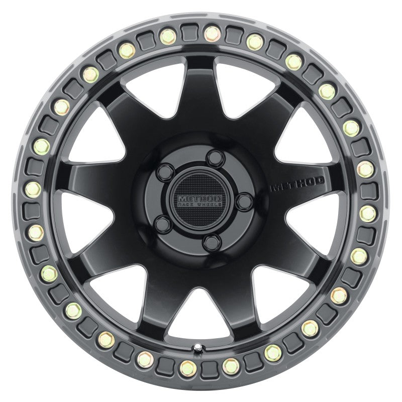 Method Mr108 17x9 -44mm Offset 5x5 71.5mm CB Matte Black w/BH-H24125-38 Wheel - Mammoth Racing -