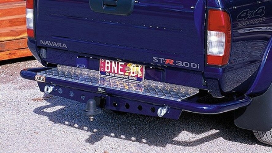 ARB Rear Step Towbar 2800Kg Navara D22T Long Bed Dc - Mammoth Racing -