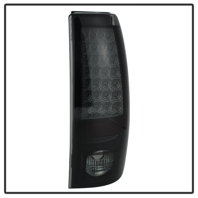 Spyder Chevy Silverado 1500 03-06 (Not Fit Stepside)LED Tail Lights Blk Smke ALT-YD-CS03-LED-BSM - Mammoth Racing -